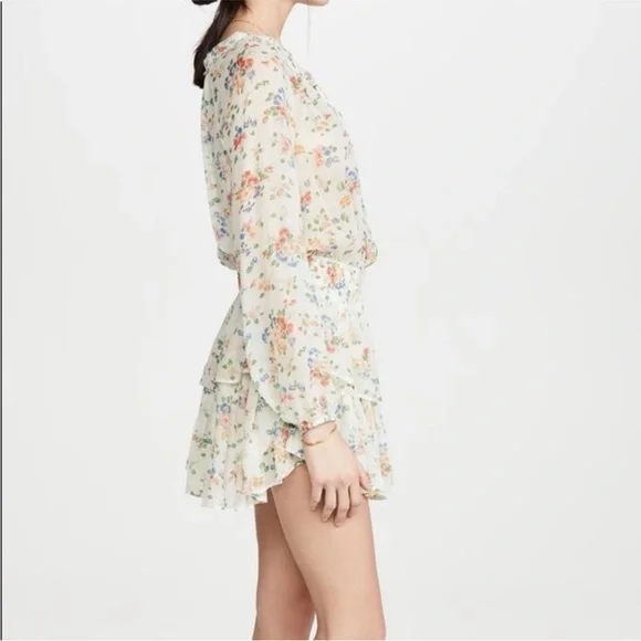 LOVESHACKFANCY Popover Dress in Floral Confetti - Picture 2 of 16